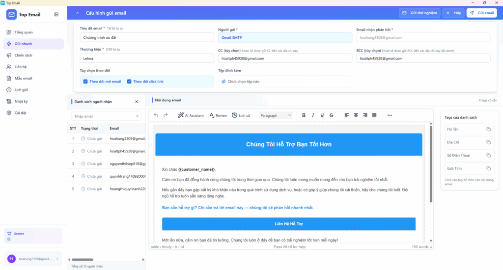 gui-nhanh-email